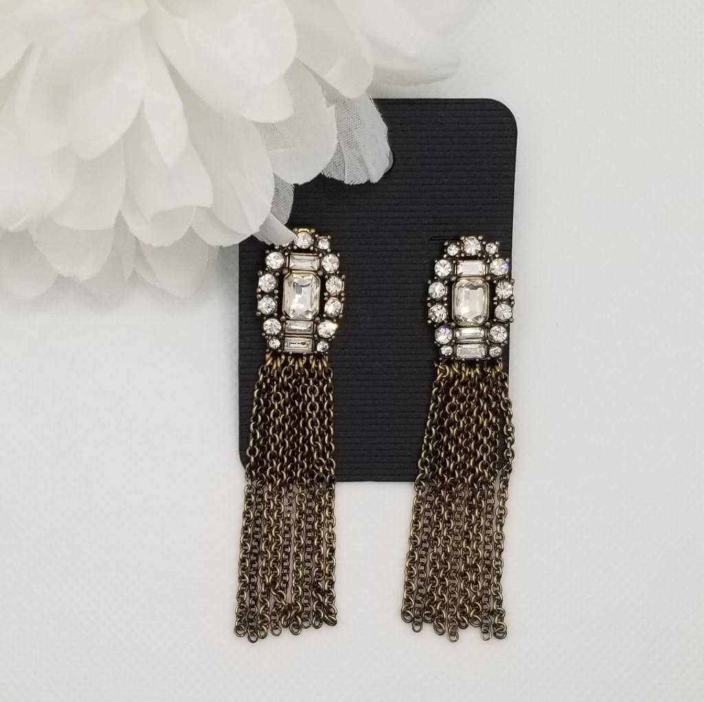 Beautiful Bronze Tassel Earrings
